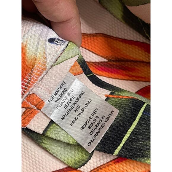 Alexandra Miro Bikini Set Birds of Pradise Print Womans Small - Picture 12 of 13